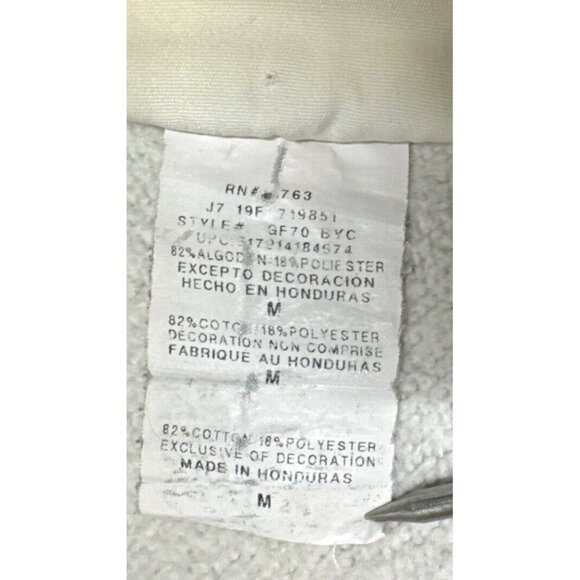 Vintage Champion Sweatshirt Mens Medium Gray Reverse Weave Crewneck Red Logo 90s - Picture 8 of 12